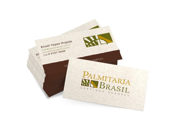 Palmitaria Brasil: Logotipo e aplicações